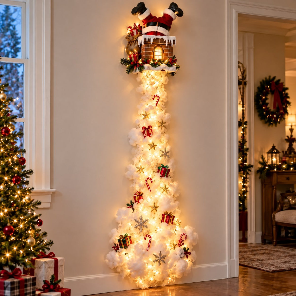 Christmas Magic Wall Light – Santa's Chimney design